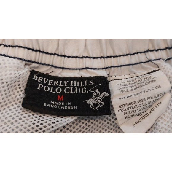 Polo Men's Swim Shorts Trunks Size‎ M Purple Blue Gray Beverly Hills Polo Club - Picture 5 of 9